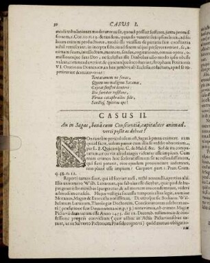 Casus II. An in Sagas, bona cum Conscientia, capitaliter animad. verti poßit ac debeat?