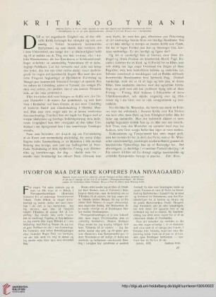 3: Hvorfor maa der ikke kopieres paa Nivaagaard?
