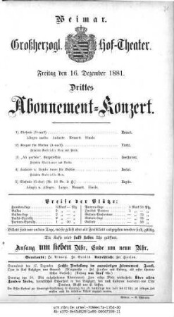 Abonnement=Konzert
