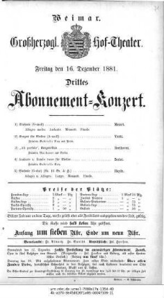 Abonnement=Konzert