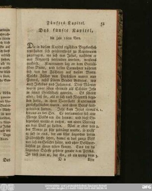 Das fünfte Kapitel, bis zum 16ten Vers.