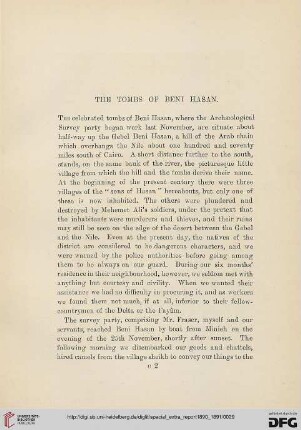 The tombs of Beni Hasan