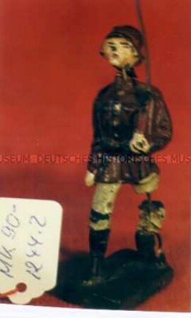 Fünf Soldaten, marschierend