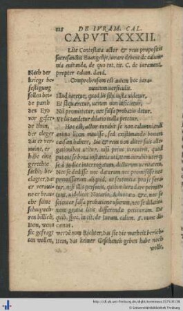 Caput XXXII. De Iuramento calumniae.