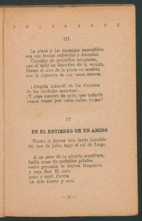 IV - En el entierro de un amigo