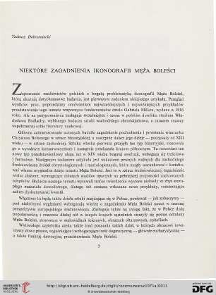 15: Niektóre zagadnienia ikonografii "Męża Boleści"