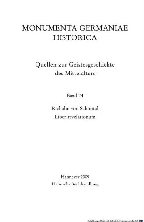 Liber revelationum