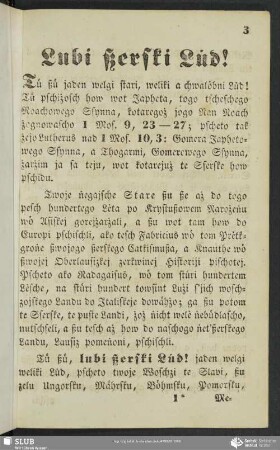 Na 1. Ṅeżelu po tschoch Kralach