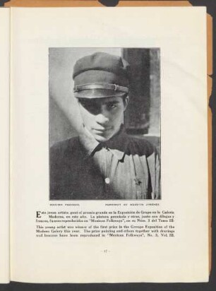 [Fotografía de] Máximo Pacheco, el premio grande en la Exposición de Grupo en la Galería Moderna