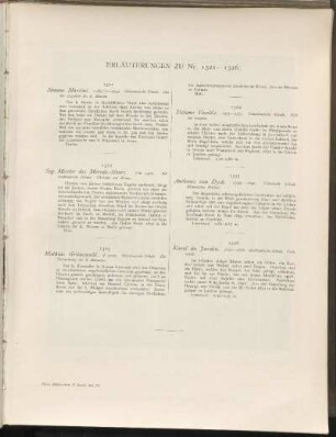 Erläuterungen zu Nr. 1321 - 1326: