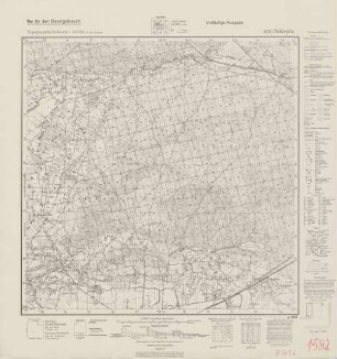 3076 (alte Nr.: 1582) Schirpitz, Topographische Karte 1:25000 (4cm - Karte)