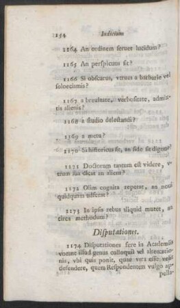 Disputationes