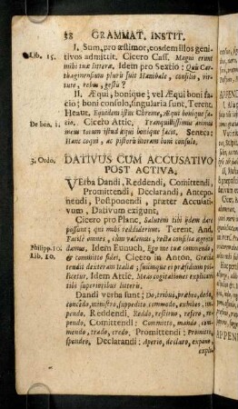 38-47, Dativus Cum Accusativo Post Activa. Verba ...