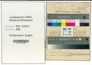 Entnazifizierung Eugen Kindermann , geb. 09.03.1903 (Techniker)