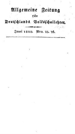 25/26: Heft 25/26