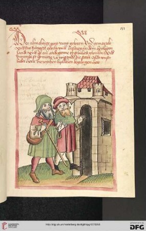 Descriptio Terrae Sanctae, Text: Der almehtige gott wart geborn vnd gemartelt... (131v) Ein göttlichs vnd geistliches mensch...