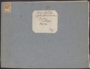 Timete Dominum, V (4), orch, org, MH 385, G-Dur - BSB Mus.ms. 435 : [caption title:] Graduale in festo Omnium Sanctorum. // di G. Michele Haydn mpria. // [binding title, by other hand:] Graduale // in festo omnium Sanctorum. // Timete // Di MHaydn // Original