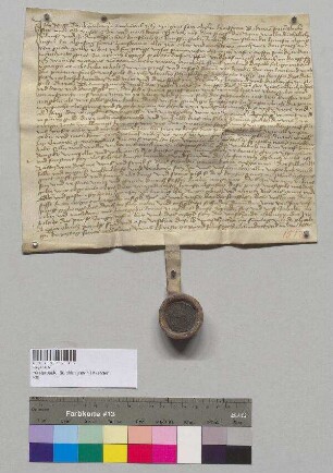 Jörg Taubenthaler (Taubintaler) zu Taubenthal verkauft dem Hans Algasinger zu Algasing Baumannsrecht und Eigen im Mänharts-Gut zu Eibach.; S: Erasmus vom Laiming zu Tegernbach und Aham