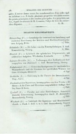 Bulletin Bibliographique.