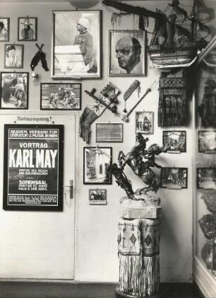 Karl-May-Museum, Sarrasani-Ecke : Radebeul. Karl-May-Museum. Sarrasani-Ecke (zum Andenken an Vater und Sohn Hans Stosch-Sarrasani