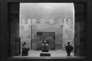 Holzmodell vom Bühnenbild zur Oper "Arminio" von Georg Friedrich Händel, Leipzig 1936
