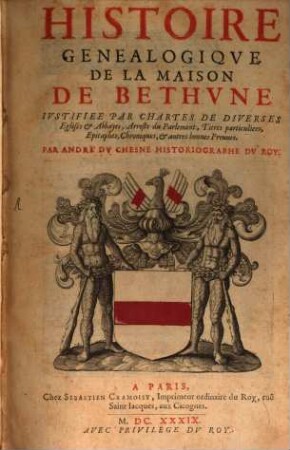 Histoire généalogique de la maison de Bethune
