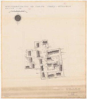 Südtiroler Siedlung Rüttenersch, Dornbirn: Lageplan mit Gartenplan 1:500