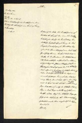 Handschriftliches Schreiben