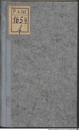 Paralipomenon : Libri duo ; Quorum primus et votorum nuptialium, secundus miscellaneorum