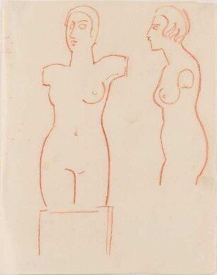 Weiblicher Torso (Studien)