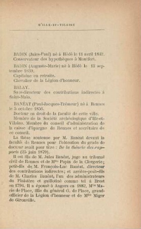Badin (Jules-Paul) - Bussy (Félix)