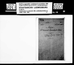 Bezug der Bände I bis III des Württembergischen Urkundenbuchs