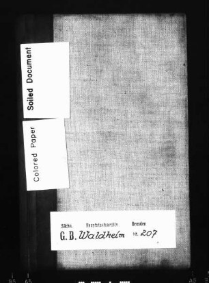 Gerichtshandelsbuch von Grunau (bei Roßwein) und Rudelsdorf