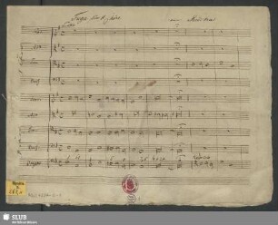 Fugues - Mus.4234-G-1 : Coro (2), org : ŠotR [deest]