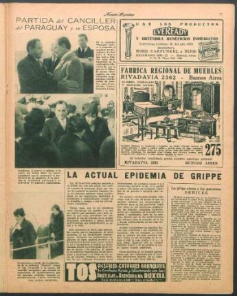 Partida del canciller del Paraguay y su esposa [Fotografías]