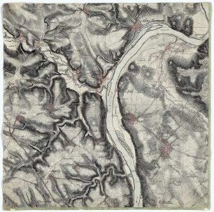 Zehren, Piskowitz, Diera, Nieschütz, Zadel, Seilitz. Blatt 161 aus: Meilenblätter von Sachsen