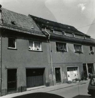 Oederan, Enge Gasse 17/19. Wohnhäuser. Straßenansicht