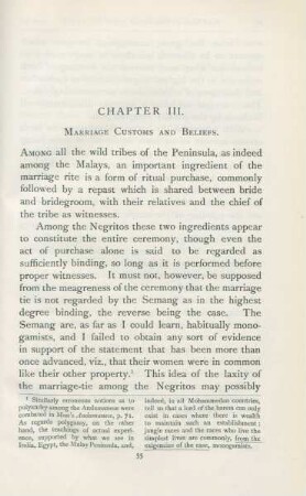 Chapter III. Marriage customs and beliefs