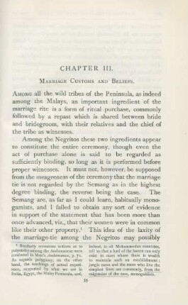Chapter III. Marriage customs and beliefs