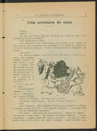 Una aventura da caza