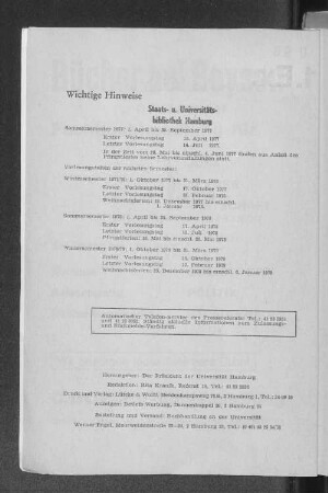 Wichtige Hinweise