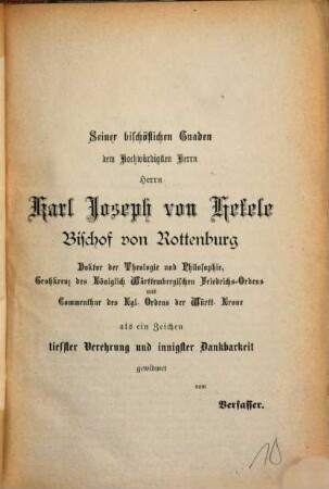 Statistischer Personal-Katalog des Bisthums Rottenburg : Festschrift zum 50jährigen Jubiläum dieses Bisthums