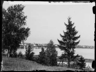 Lötzen: Blick vom Wall auf Stadt und See