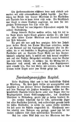Zweiundzwanzigstes Kapitel