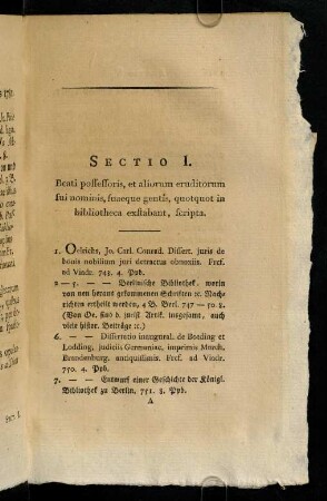 1-12, Sectio I. Beati possessoris scripta.