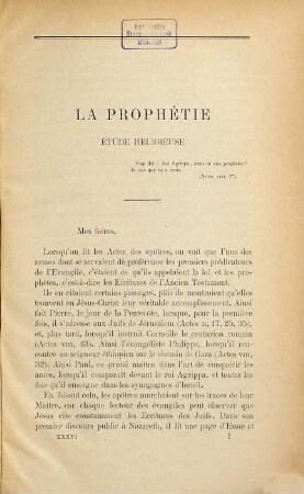 Revue chrétienne. 36 = N.S., T. 5. 1889