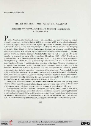 33/34: Pieter Schenk - mistrz sztuki czarnej : (Mezzotiny Pietera Schenka w Muzeum Narodowym w Warszawie)