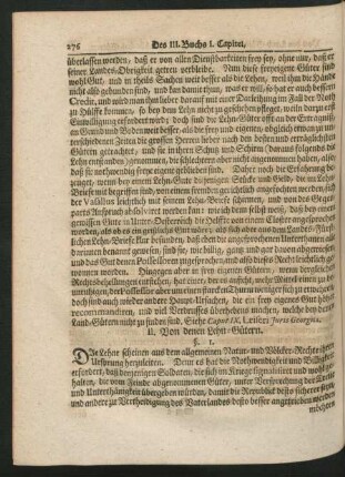 II. Von denen Lehn-Gütern