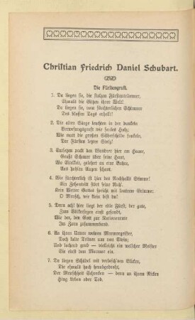 Christian Friedrich Daniel Schubart