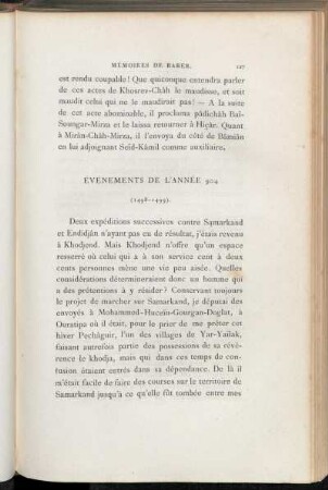 Chapitre VI. Événements de l'année 904 (1498-1499)